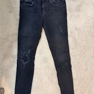 Joe's Jeans Women's Black Distressed Skinny Jeans